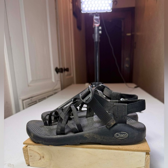 Chaco Size 8 Sandals Black Women's Hiking Outdoor Sport Shoes Sandals - Picture 12 of 12